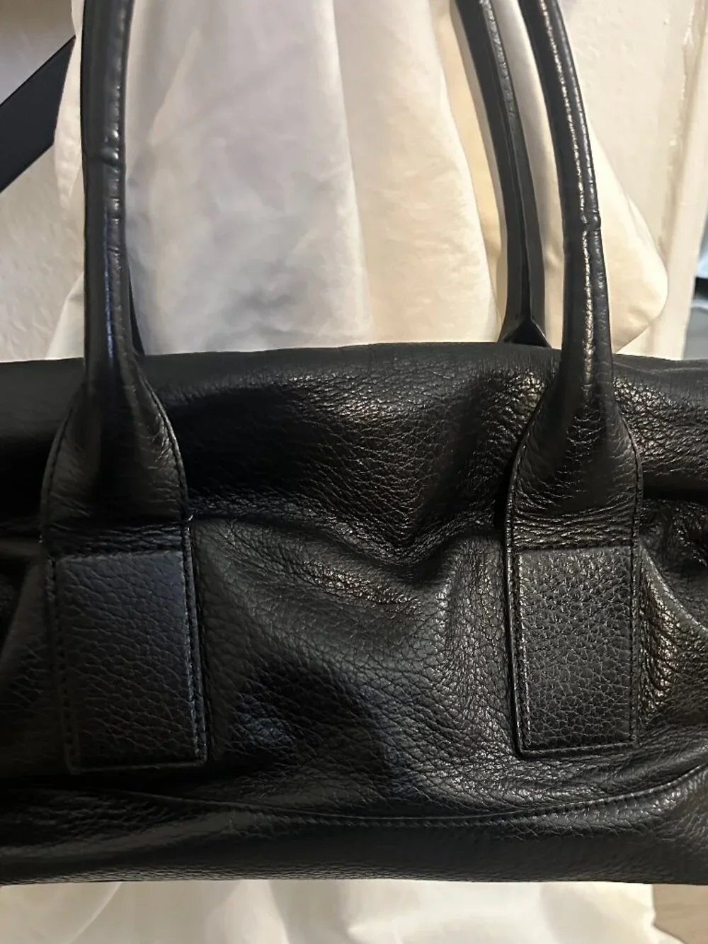 Kate Spade Black Pebbled Leather New York Shoulder Bag